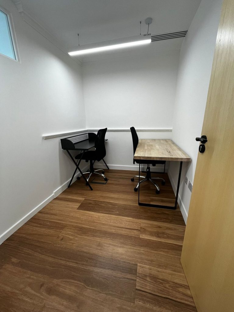 Modern office space in Mayfair – Suite S1D is a fully furnished 2 desk workspace with sleek flooring and private setup in a central W1 location.