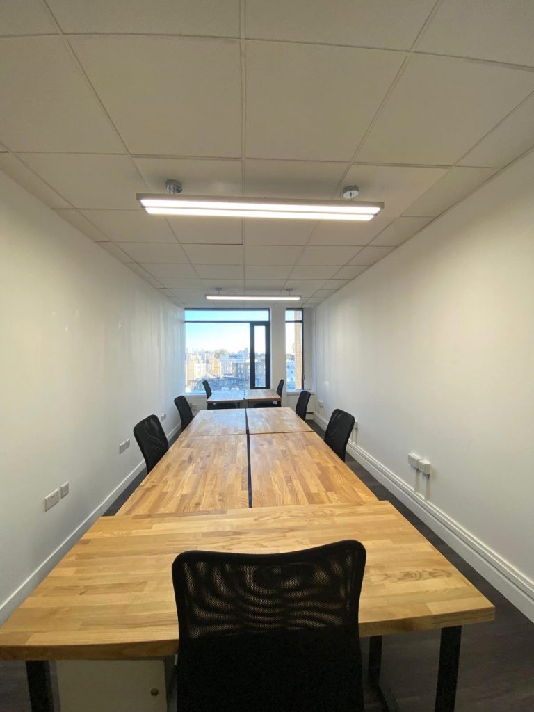 Coworking space in Knightsbridge London modern office interior