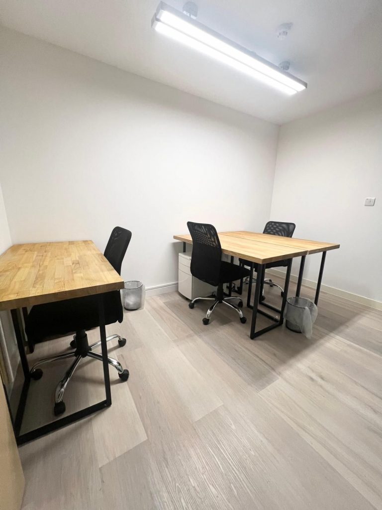 Workspace near Harrods modern office interior at 189 Brompton Road London