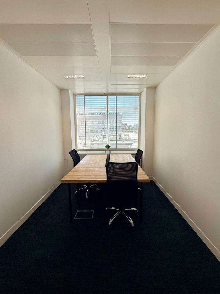 Workspace at 33 Cavendish Square with modern office desks and natural light