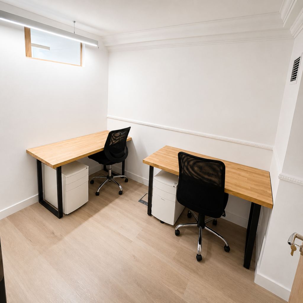 Business Space at 27 Hill Street with two workstations in a Small Office in Mayfair