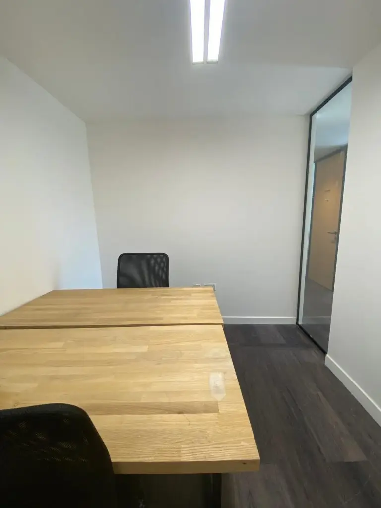 Business Office in London at 21 Knightsbridge with two workstations and modern office furniture